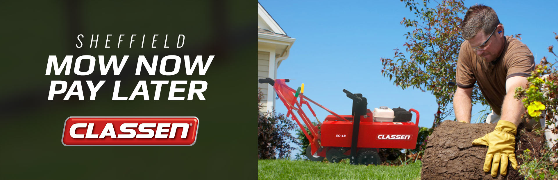 Classen: Sheffield - Mow Now Pay Later